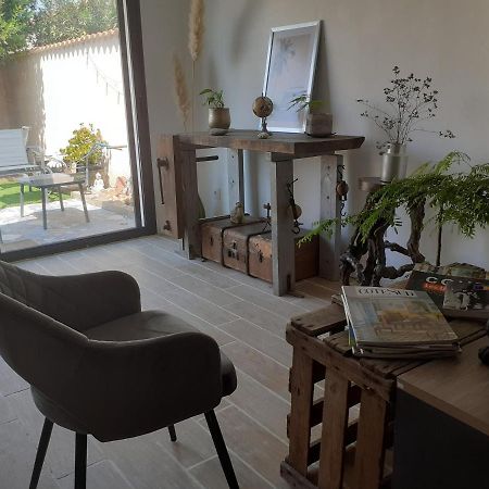 SauvianLoft Avec Clim, Parking Et Jardin Proche De La Mer别墅 外观 照片