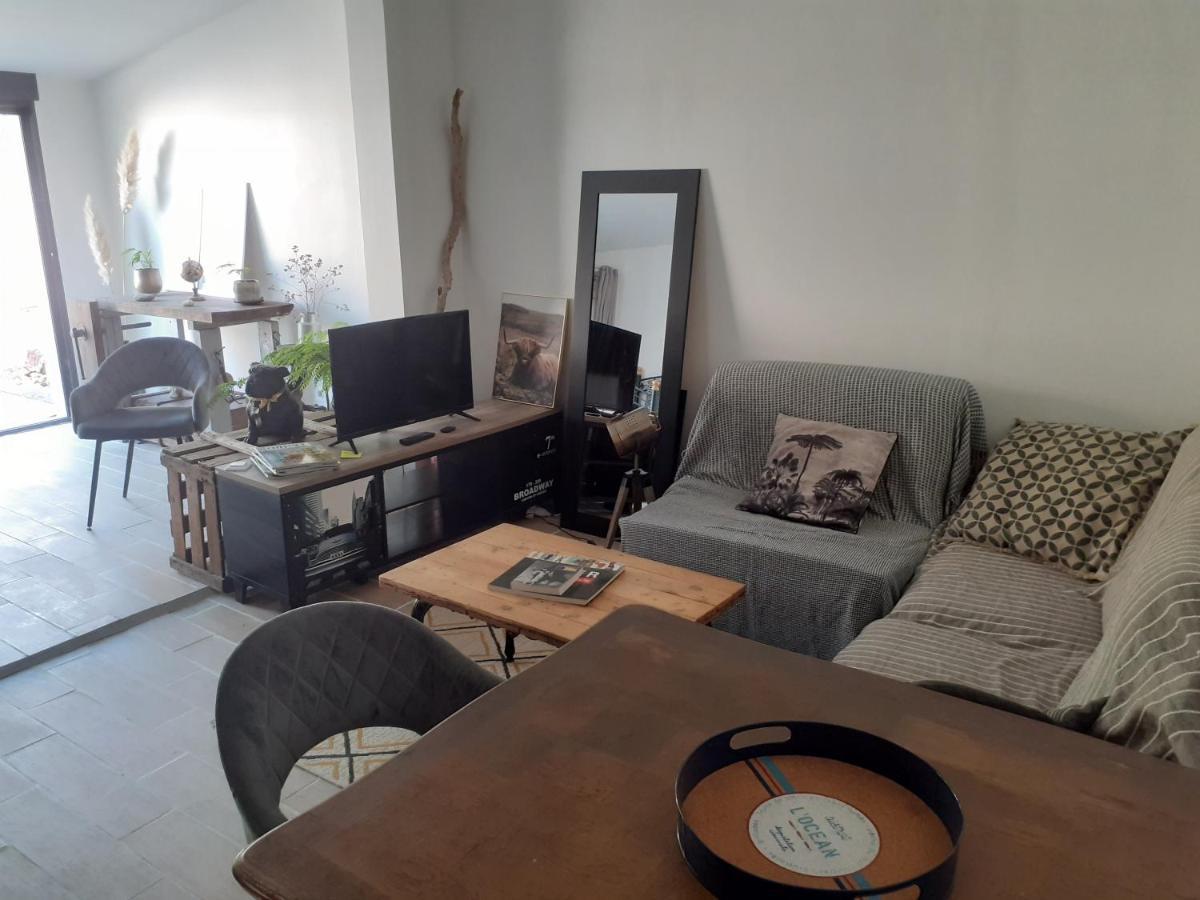 SauvianLoft Avec Clim, Parking Et Jardin Proche De La Mer别墅 外观 照片